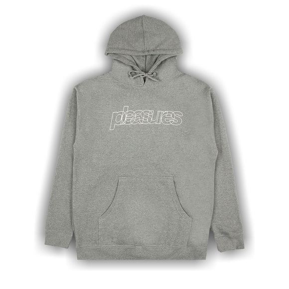 Pleasures Other - Pleasures Flight Hoodie Gunmetal Grey Size Medium